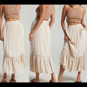ShowPo “What a Vision Skirt” in mocha